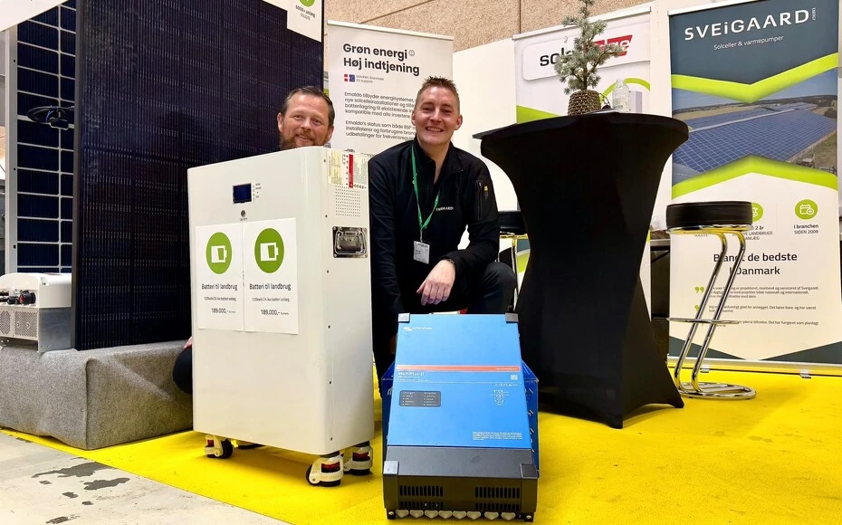 Agromek 16 kwh batteri fra Sveigaard Energy