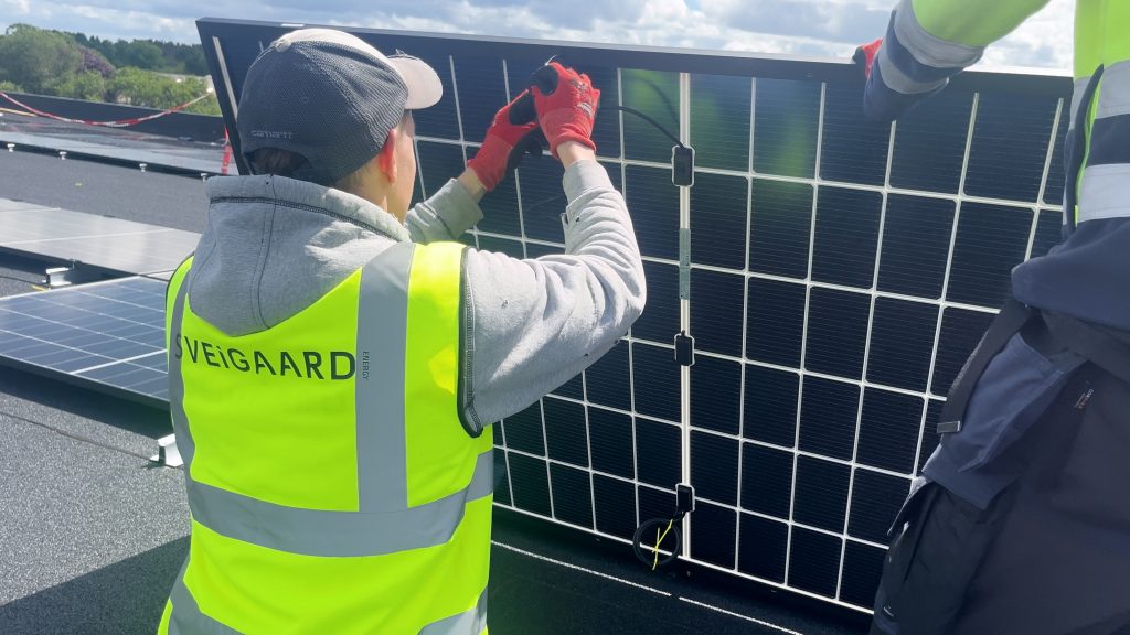 Opsætning af solceller